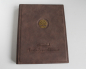 Preview: Stammbuch  DIN A4 "Lebensbaum" aus braunem Büffelleder im Vintage-Look