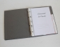 Preview: Stammbuch "Goldene Lebensbaum" aus grauem Leder mit goldenem Schriftzug, DIN A5