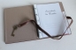 Preview: Stammbuch "Schlüssel" im Vintage-Look aus Leder DIN A5, braun